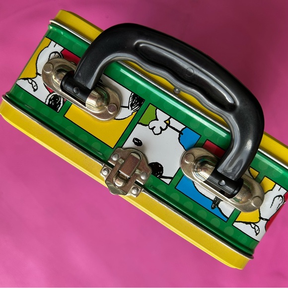 Snoopy Lunchbox- Blue and Yellow - Picture 6 of 7